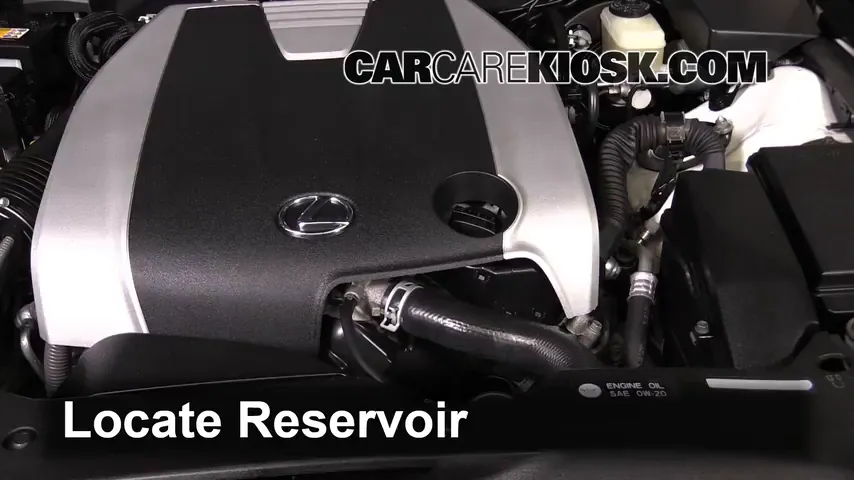 2013 Lexus GS350 3.5L V6 Windshield Washer Fluid Add Fluid